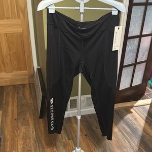 Undercover Black Leggings with Text Detail